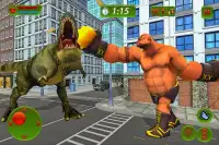 Monster-Superheld vs Dinosaurier-Kampf: retten Screen Shot 9
