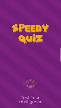Speedy Quiz-Test your Intelligence Screen Shot 0