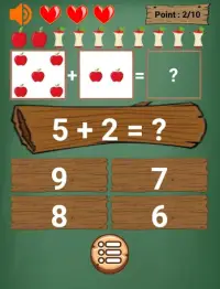 Suma y resta, Juegos de matemáticas Screen Shot 0