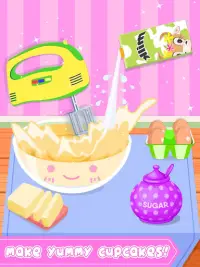 Yummy Cupcake Baking Chef Screen Shot 0