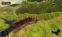 Off Road Cargo Trailer Truck Driver: Hill Driving Screen Shot 3