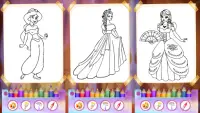 Princess Coloring Book: Kids Color Game Screen Shot 1