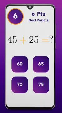 Math Challenge - A Math Quiz Game Screen Shot 2