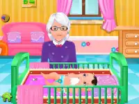 祖母摂食赤ちゃんのゲーム Screen Shot 6