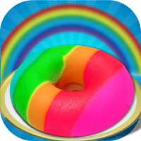 DIY Rainbow Donut pembuat Salo