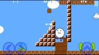 Syobon Action Cat - Трудная игра & Super cat world Screen Shot 2