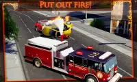 Fire Truck Emergency Rescue 3D Screen Shot 3