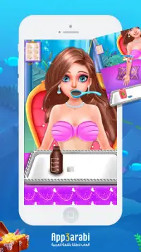 Princess Salon: Mermaid Dress up and Makeup Story Screen Shot 2