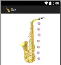 Virtual saxophone - online Screen Shot 1