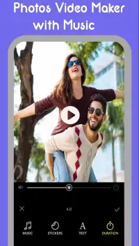 Photo Video Maker With Music Screen Shot 1