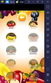 Kids Fruits Puzzle Game Screen Shot 2