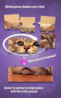Kucing Lucu Permainan Puzzle Screen Shot 5