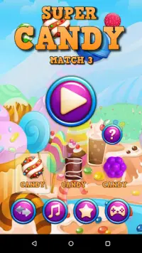 Super Candy Match 3 Screen Shot 0