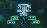 Futuristic Airplane Robot - Transformation Games Screen Shot 2