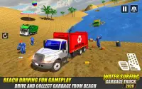 Garbage Truck Water Surfing: Real Driving Games Screen Shot 2