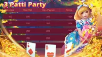 3 Patti Party - Fun games club Screen Shot 2