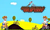 Corrida do Stunt da bicicleta Screen Shot 1