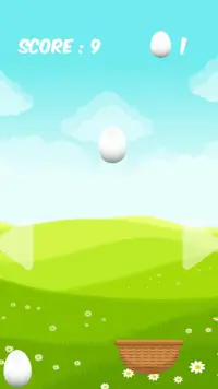egg catching : games for kids Screen Shot 1
