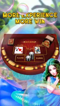 Baccarat King - Baccarat Free Games Casino Screen Shot 1