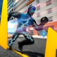 Speed Superhero Lightning Game Screen Shot 1