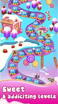 Sweet Candy Match 3 Puzzle - Sugar Crush Mania Screen Shot 3