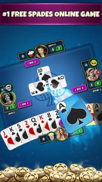 Spades Online - Ace Of Spade Cards Game Screen Shot 0