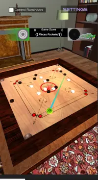 Carrom Simulator Screen Shot 0