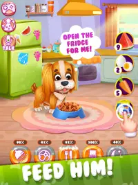 Talking Dog: Cute Puppy Playtime Games Screen Shot 6
