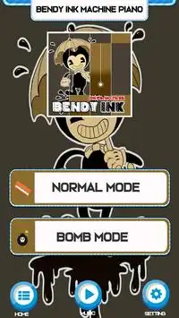 Bendy Ink Machine Easy PIano Game Screen Shot 2