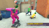 Grand Clown Crime City War: Gangster Crime Games Screen Shot 3