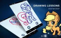 How to Draw My  Cute Dolls Little Pony Screen Shot 2