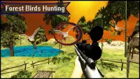 Las 3D Polowanie na ptaki - strzelanie do snajpera Screen Shot 5