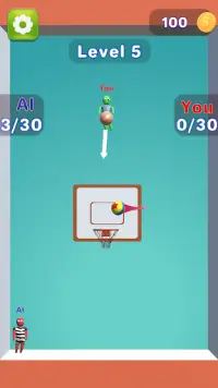 Campo de batalla de baloncesto Screen Shot 4