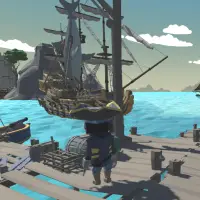 Pirates Treasure: Open World Adventure Survival Screen Shot 0