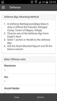 Calculator for Rise of Balur Screen Shot 1