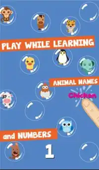 Bubble For Kids: Animal Screen Shot 1