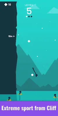 Stickman Cliff Flip Diving Screen Shot 2