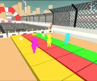 Super Stickman Fun Race 3D - Running Ladder Race Screen Shot 1