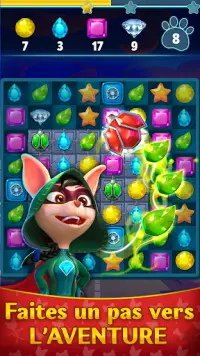 Diamond Quest : nouveau jeu gratuit de Match 3 Screen Shot 2