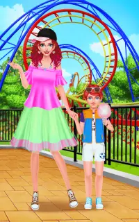 Babysitter Girl Theme Park Spa Screen Shot 9