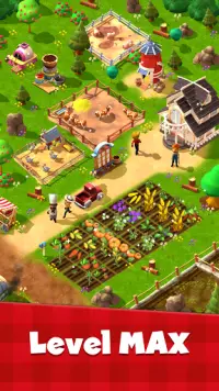 Happy Town Farm: Farming Games Screen Shot 1