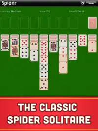 Spider Solitaire Screen Shot 7