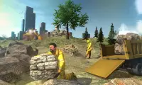 เกม Real City Road River Bridge Construction Game Screen Shot 1