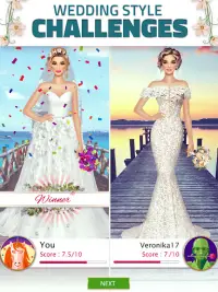 Super Wedding Dress Up Stylist Screen Shot 11