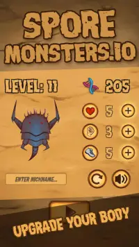 Spore Monsters.io - Pençe Sürüsü Yaratıklar Evrimi Screen Shot 3