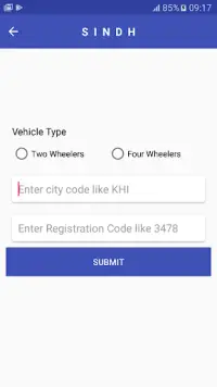 Vehicle Verification Screen Shot 3
