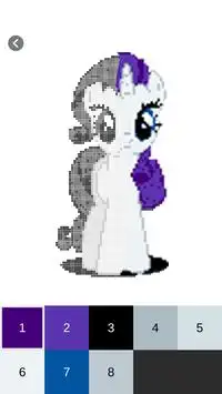 My Unicorn Pony Pixel Art Screen Shot 3