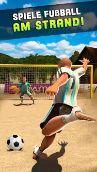 Schießen Tor - Beach Soccer Spiel Screen Shot 3