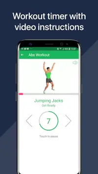 7 Minute Workout - Abs Workout Screen Shot 2