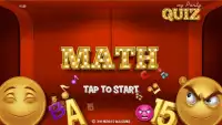 Math game / My Math Quiz Screen Shot 0